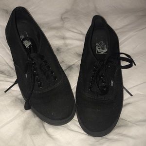 Black classic vans